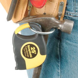 SnapGate Tape Measure on Tool Belt